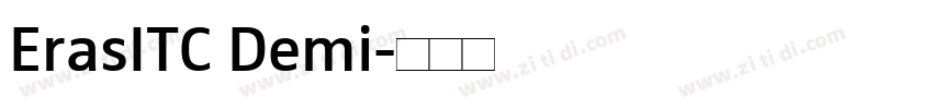 ErasITC Demi字体转换